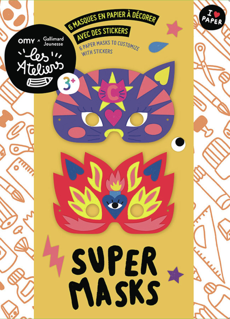 Super masks -  COLLECTIFS JEUNESSE,  Collectif - OMY X GALL JEUN