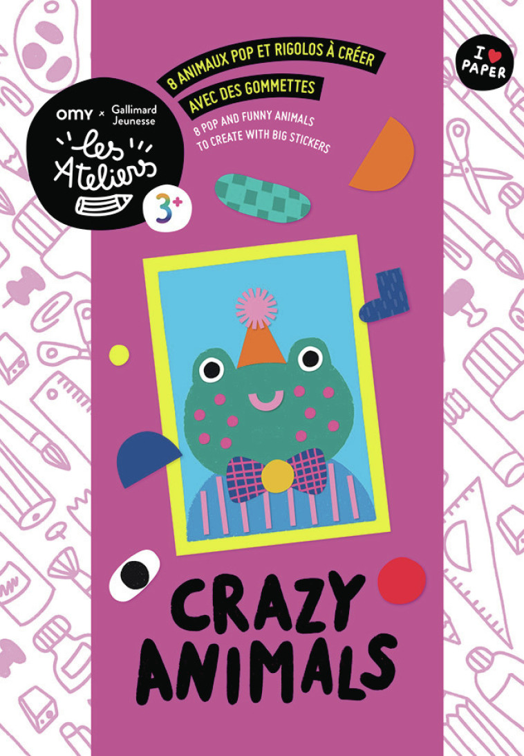 Crazy animals -  COLLECTIFS JEUNESSE,  Collectif - OMY X GALL JEUN