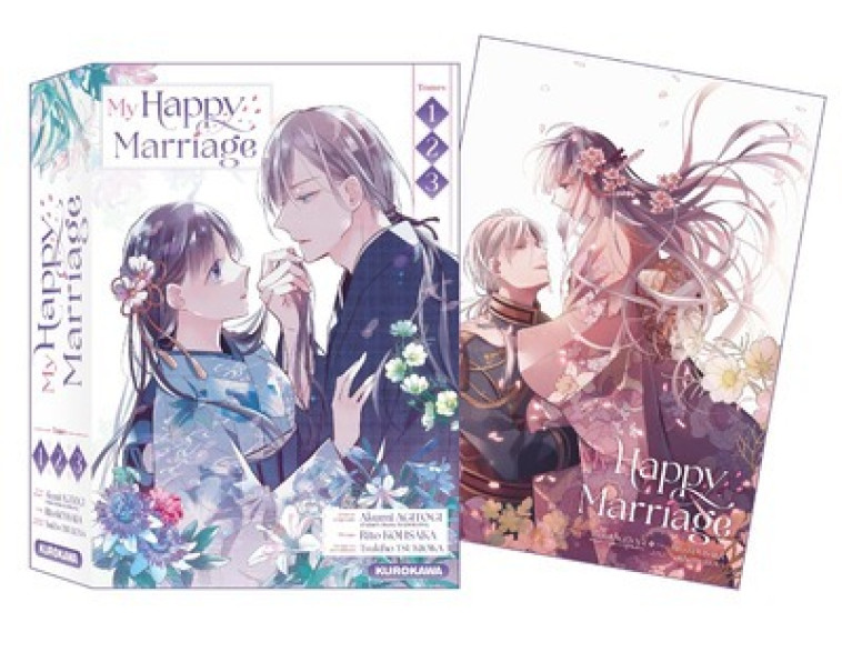 COFFRET My Happy Marriage - tomes 1-2-3 - Akumi Agitogi - KUROKAWA