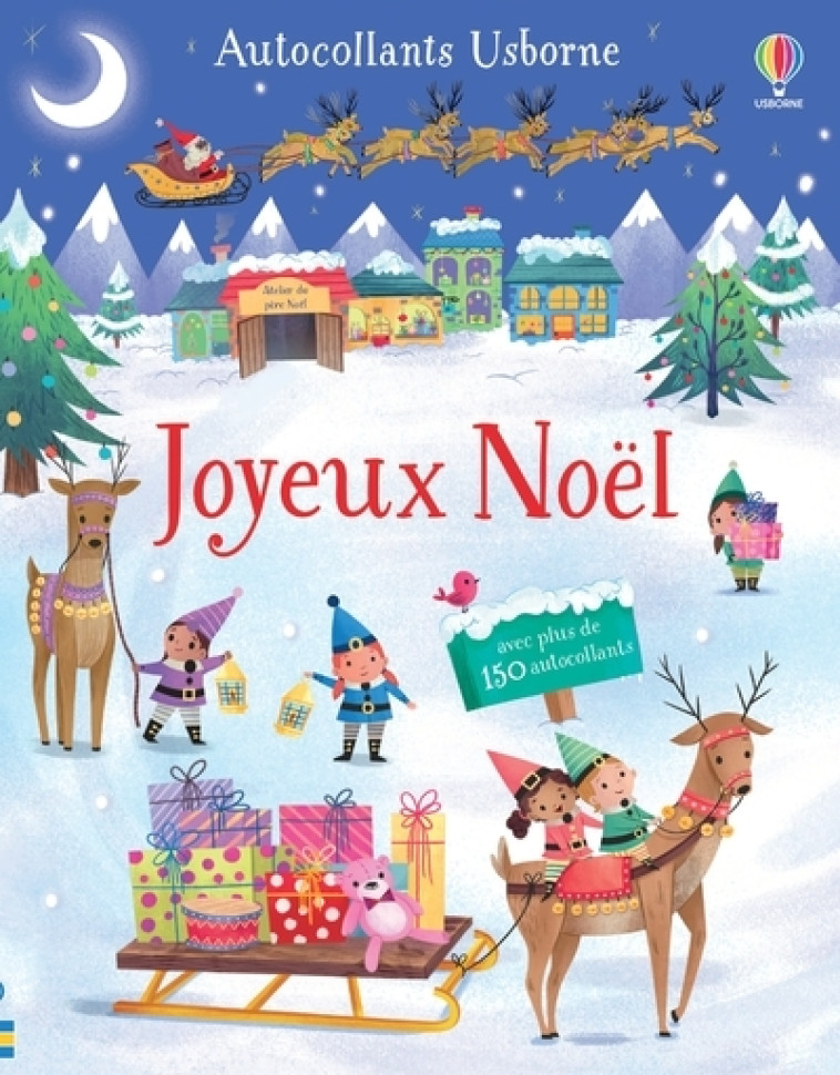 Joyeux Noël - Premiers autocollants - Dès 3 ans - Alice Beecham, Katya Longhi, Keith Newell, Véronique Duran - USBORNE