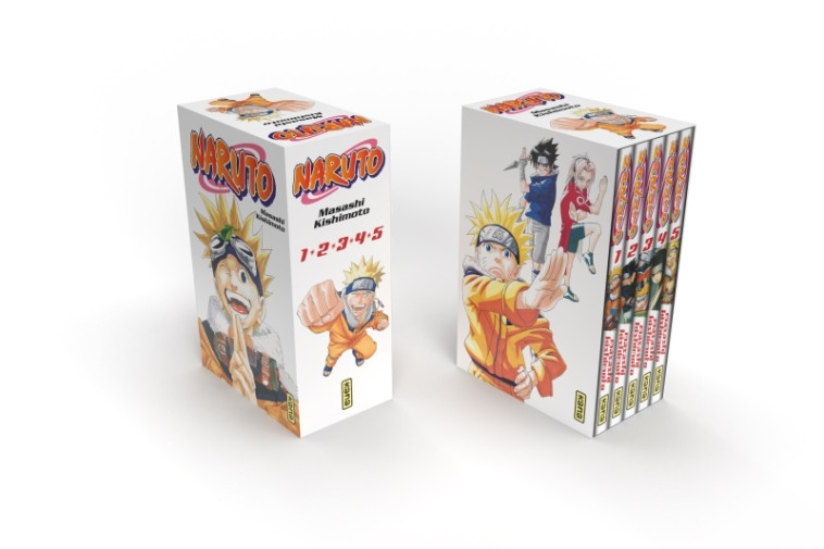 Coffret Naruto Tome 1 à 5 - KISHIMOTO - KANA