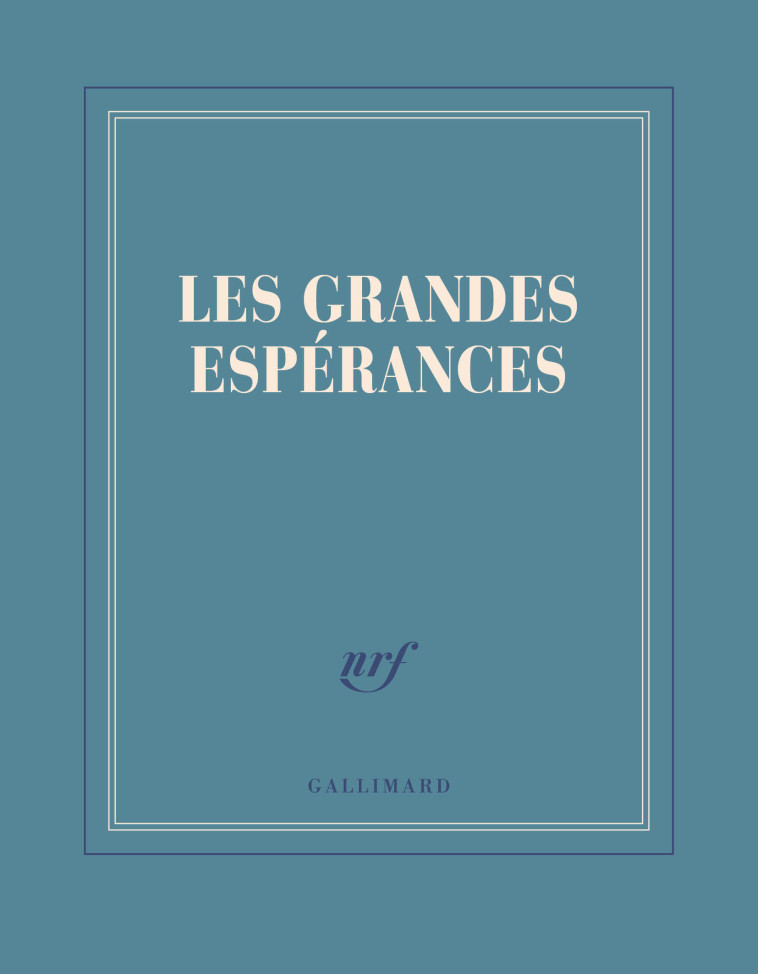 CARNET CARRE LES GRANDES ESPERANCES (PAPETERIE) - COLLECTIF - GALLIMARD