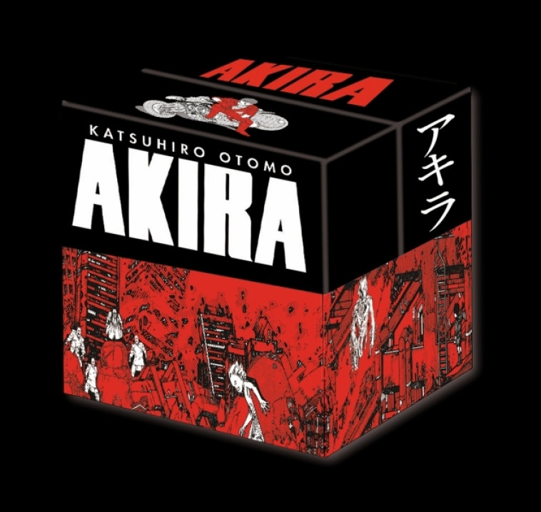 Akira (noir et blanc) -  Édition originale - Coffret - Katsuhiro Otomo - GLENAT