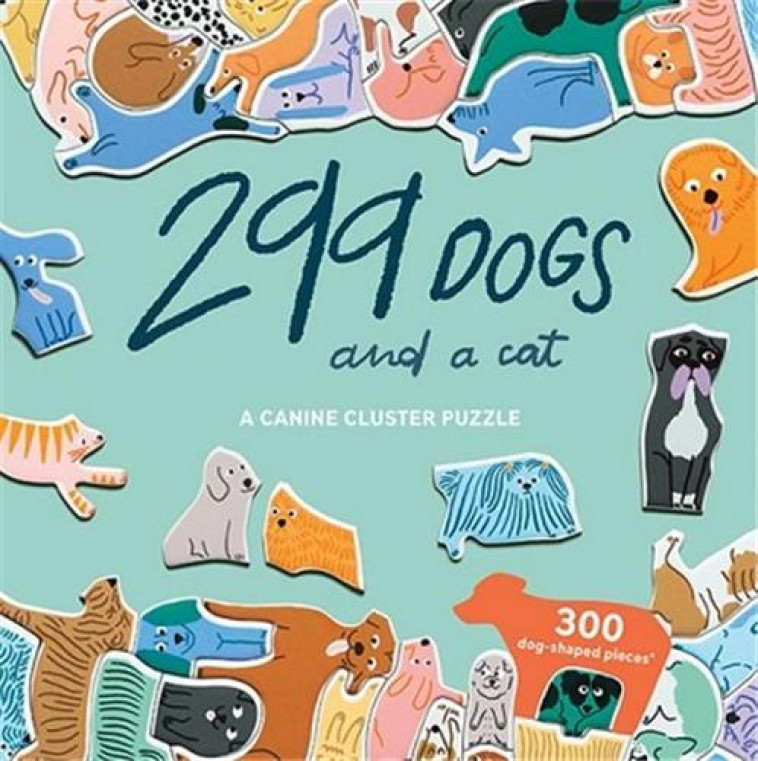 299 Dogs (and a cat) A Canine Cluster Puzzle /anglais -  MAUPETIT LEA - LAURENCE KING