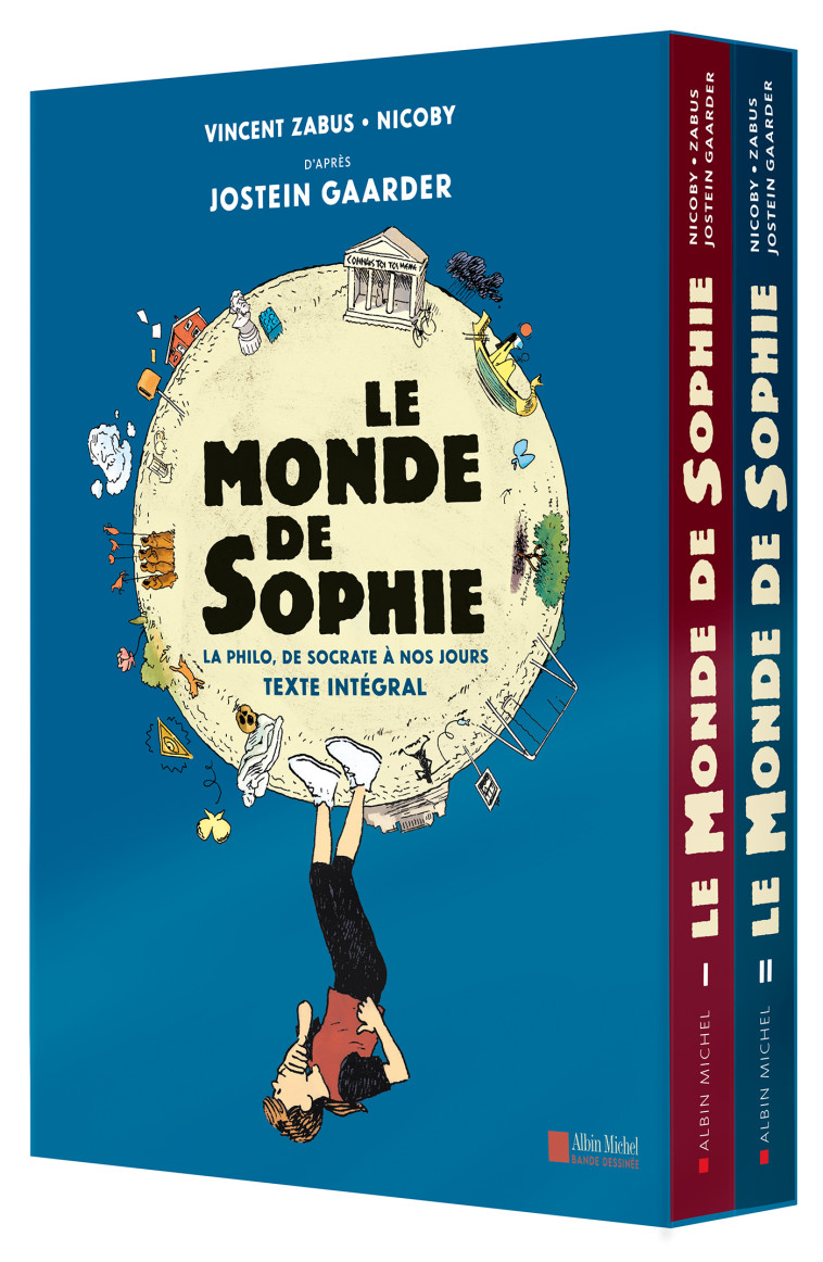 Coffret "Le Monde de Sophie - tome 1 et 2 " 2 volumes - Jostein Gaarder - ALBIN MICHEL