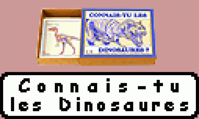 Jeu Connais-tu les Dinosaures, Jeux Français 