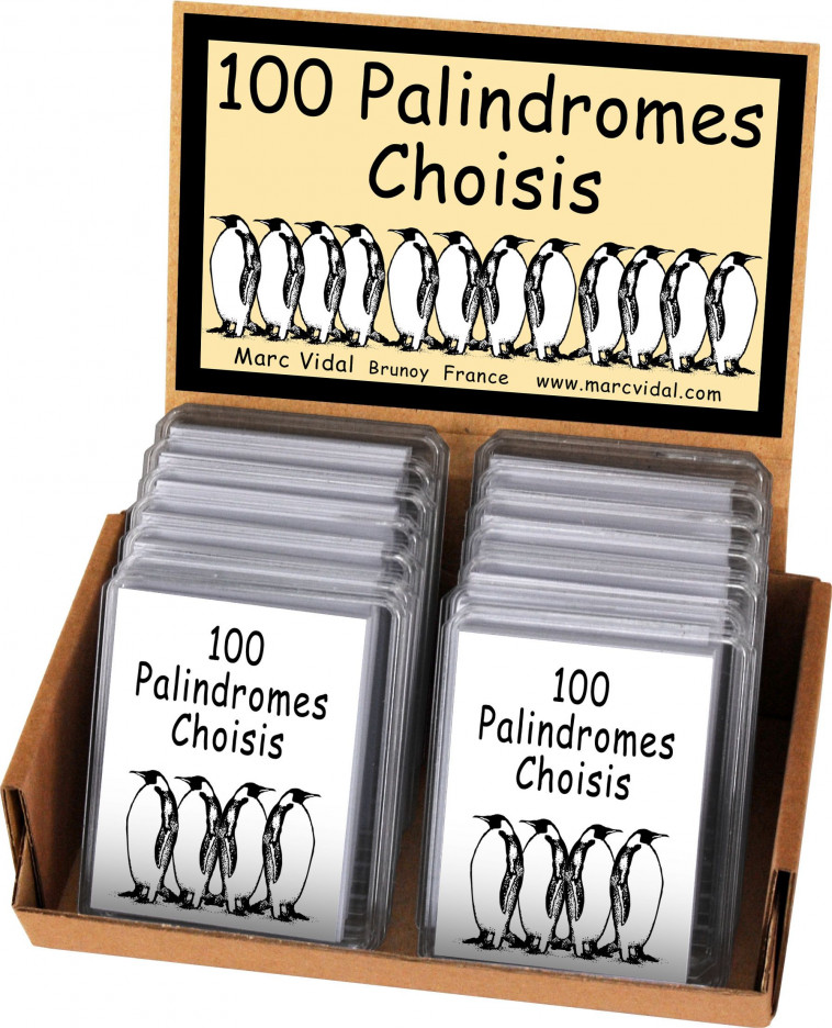 100 PALINDROMES CHOISIS